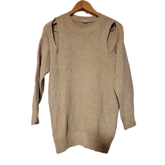 Stella McCartney beige organic cotton jumper sweater size 36 designer - Picture 2 of 10